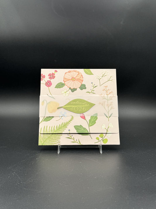 Karen Adams 2026 Classic Desk Calendar Refill – Hand-Finished with Foil & Glitter