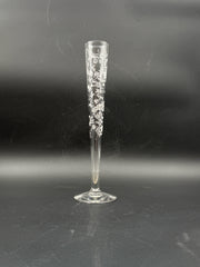 Vintage Fostoria Etched Glass Bud Vase