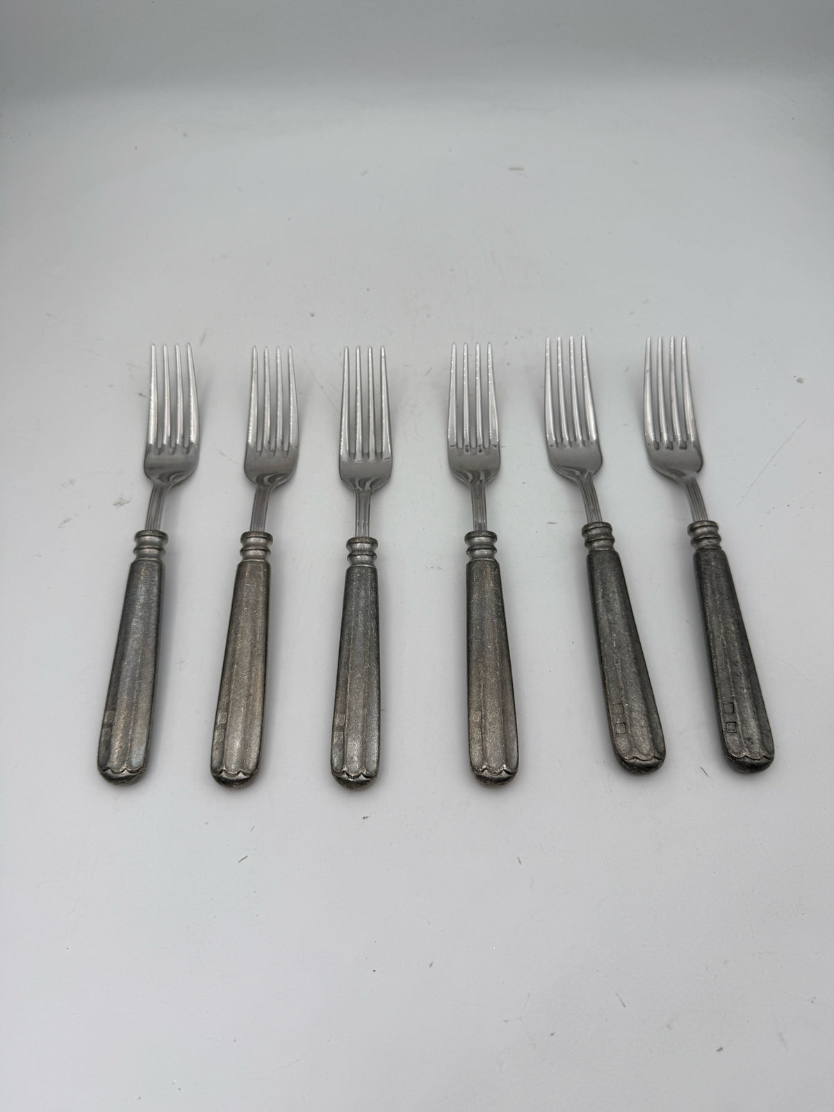 Williams Sonoma Alton Pewter Flatware- 30 Pieces