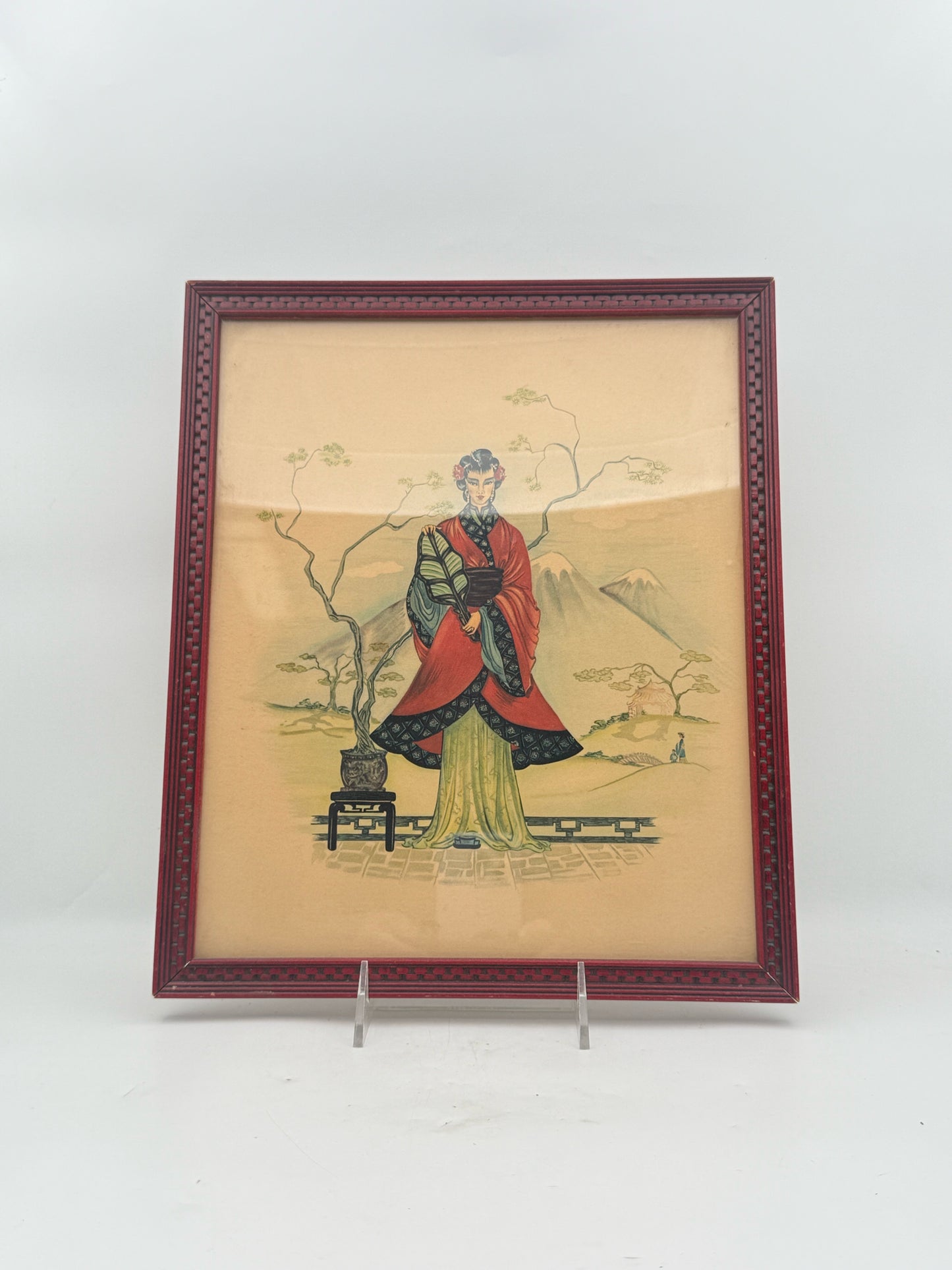 Framed Chinese "Empress Of The Valley" Print