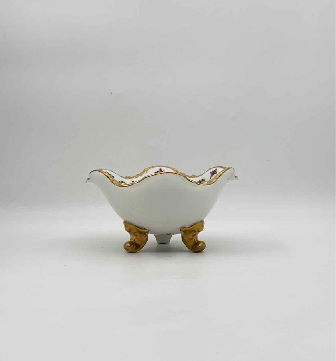 Handpainted Limoges Footed Bowl