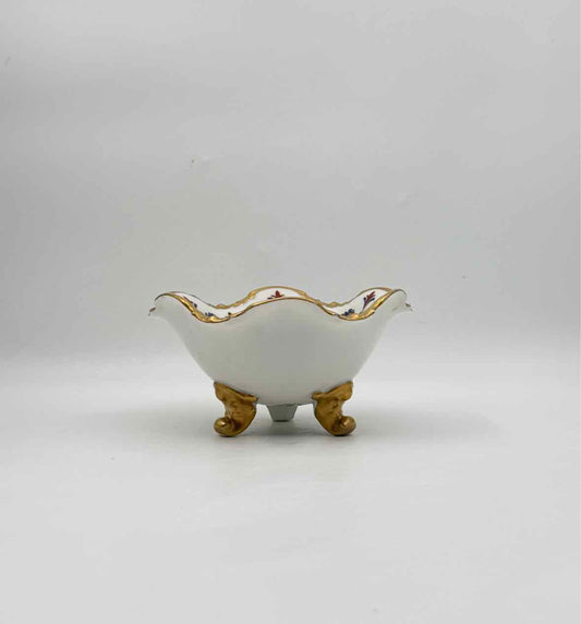 Handpainted Limoges Footed Bowl