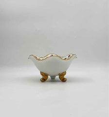 Handpainted Limoges Footed Bowl