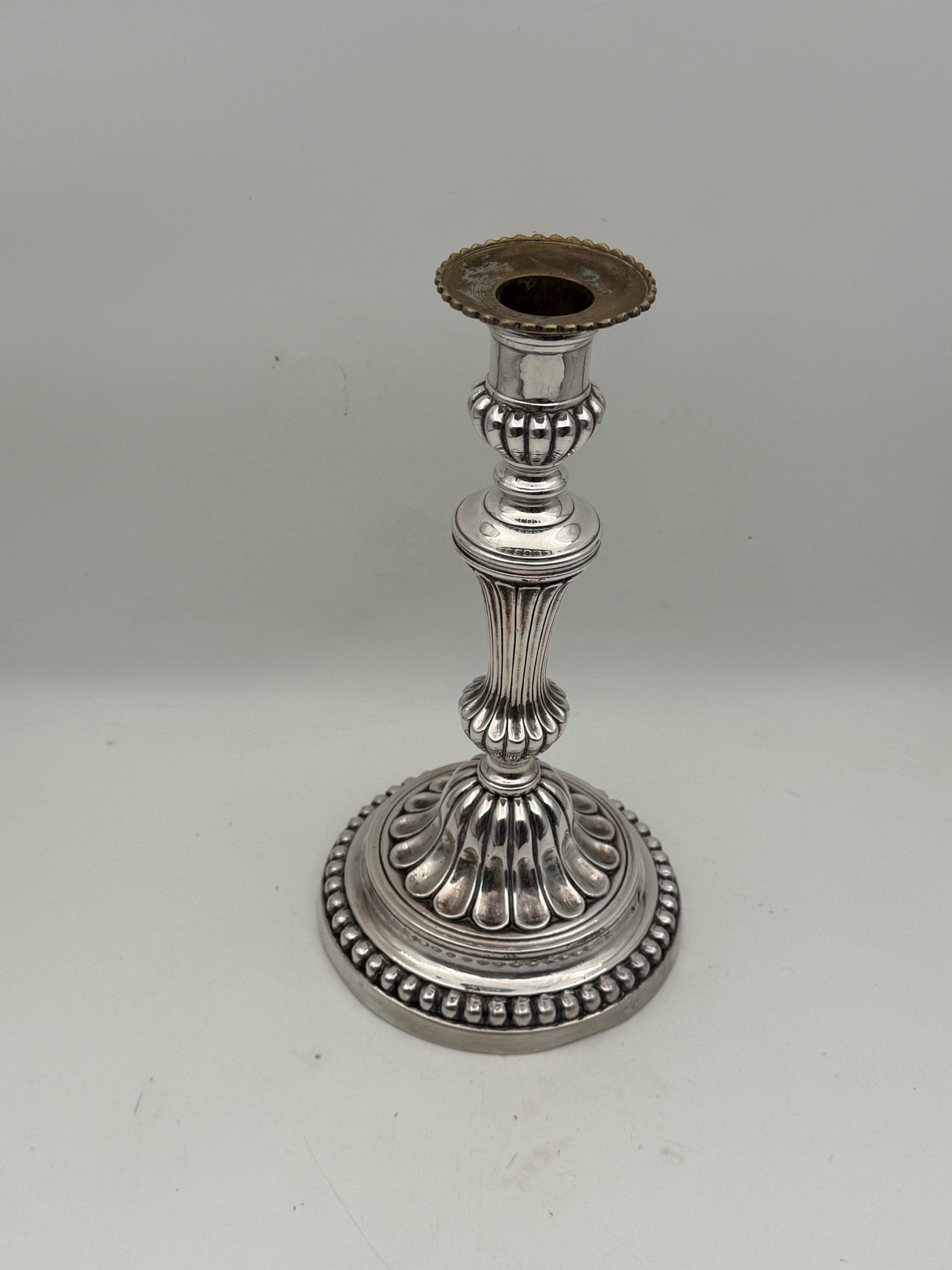 Pair Of Vintage Silverplate Candlesticks