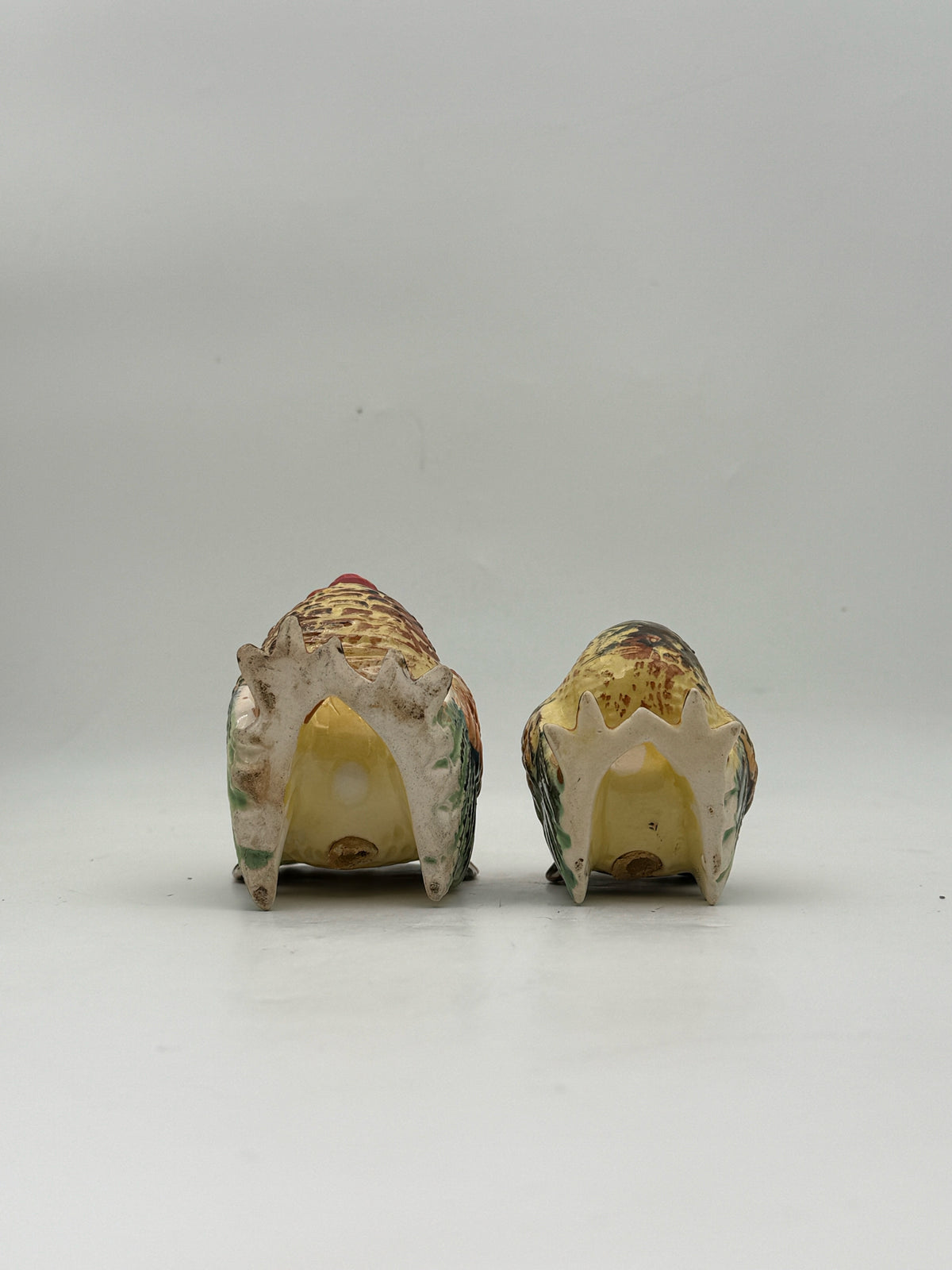 1940's Cold Painted Turkey Salt & Pepper Shakers