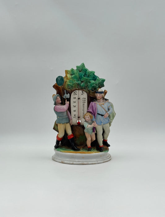 Robin Hood Porcelain Thermometer Figurine