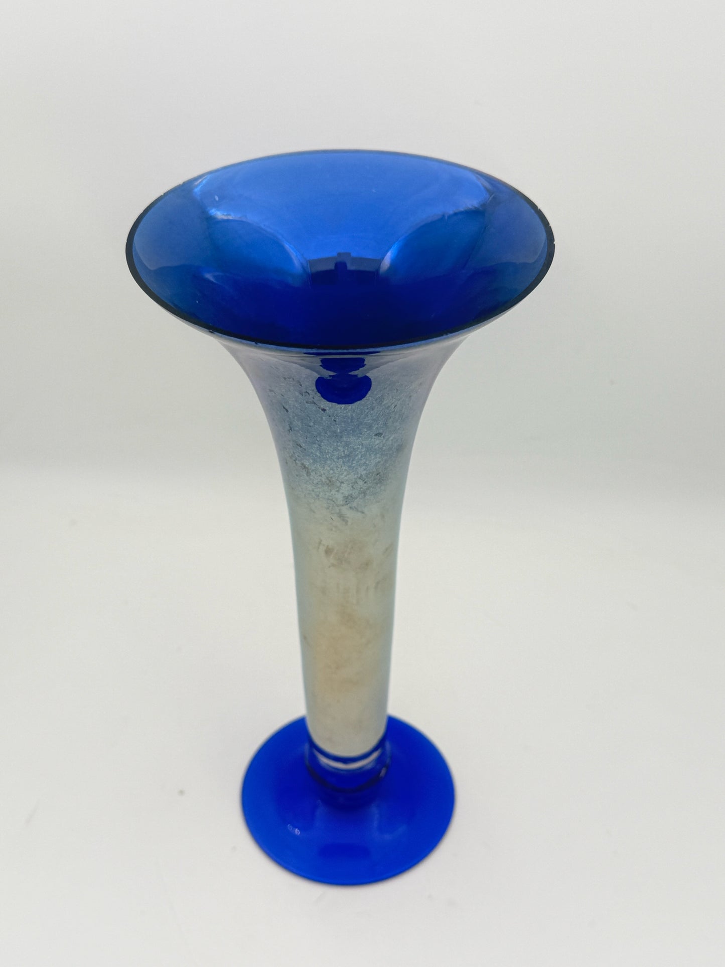 Iridescent Blue Vase