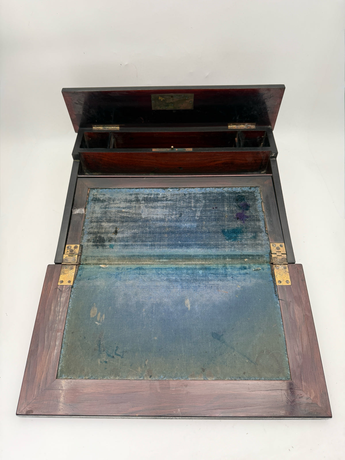 Victorian Wood Inlay Writing Desk