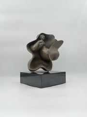 Erwin Binder Bronze Sculpture On Rotating Plinth