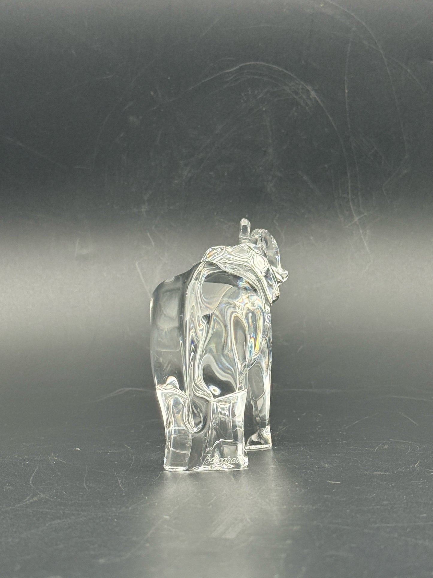 Baccarat Crystal Elephant Figurine