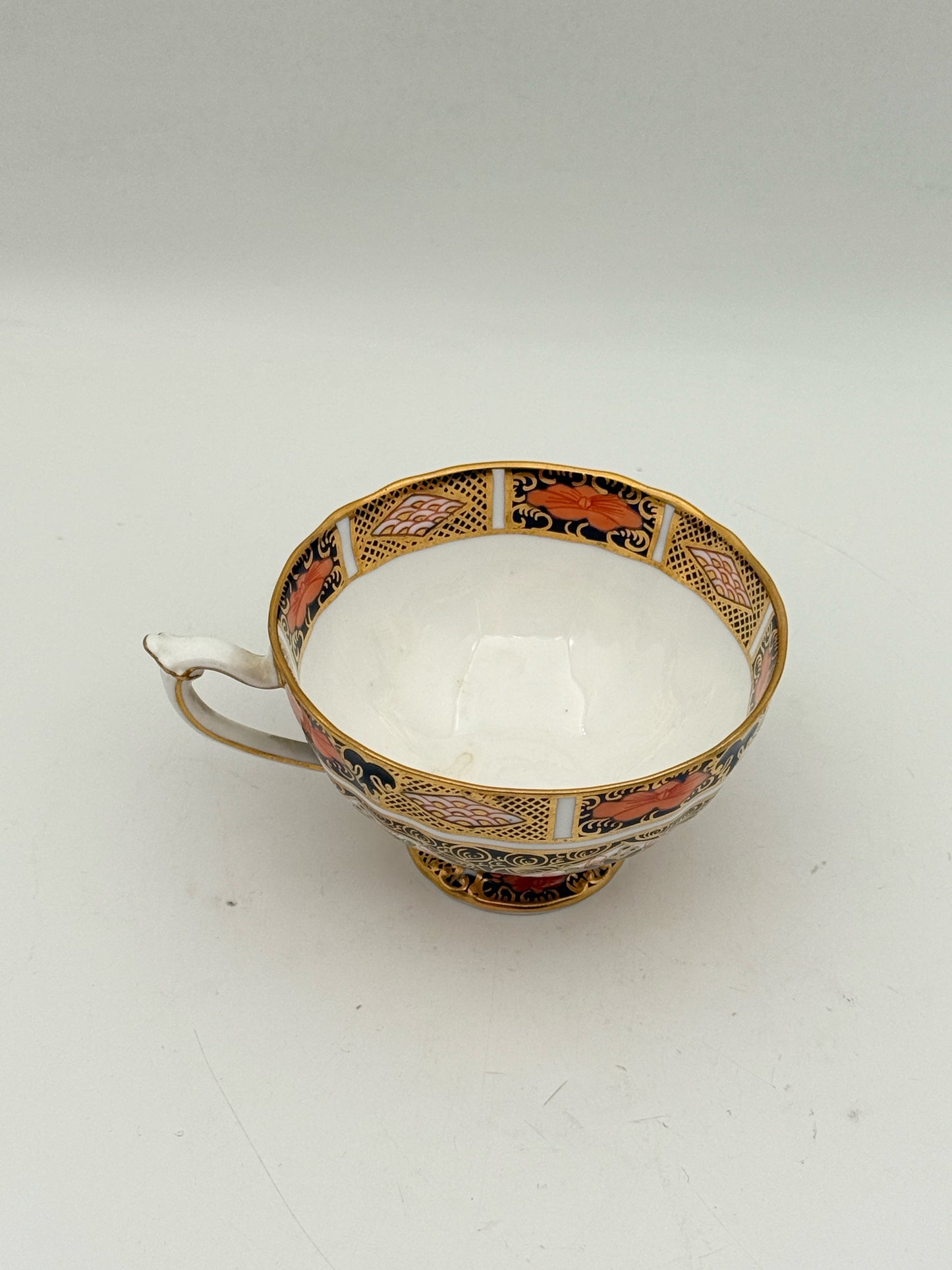 Royal Crown Derby Imari 4021 Pattern Teacup And Saucer