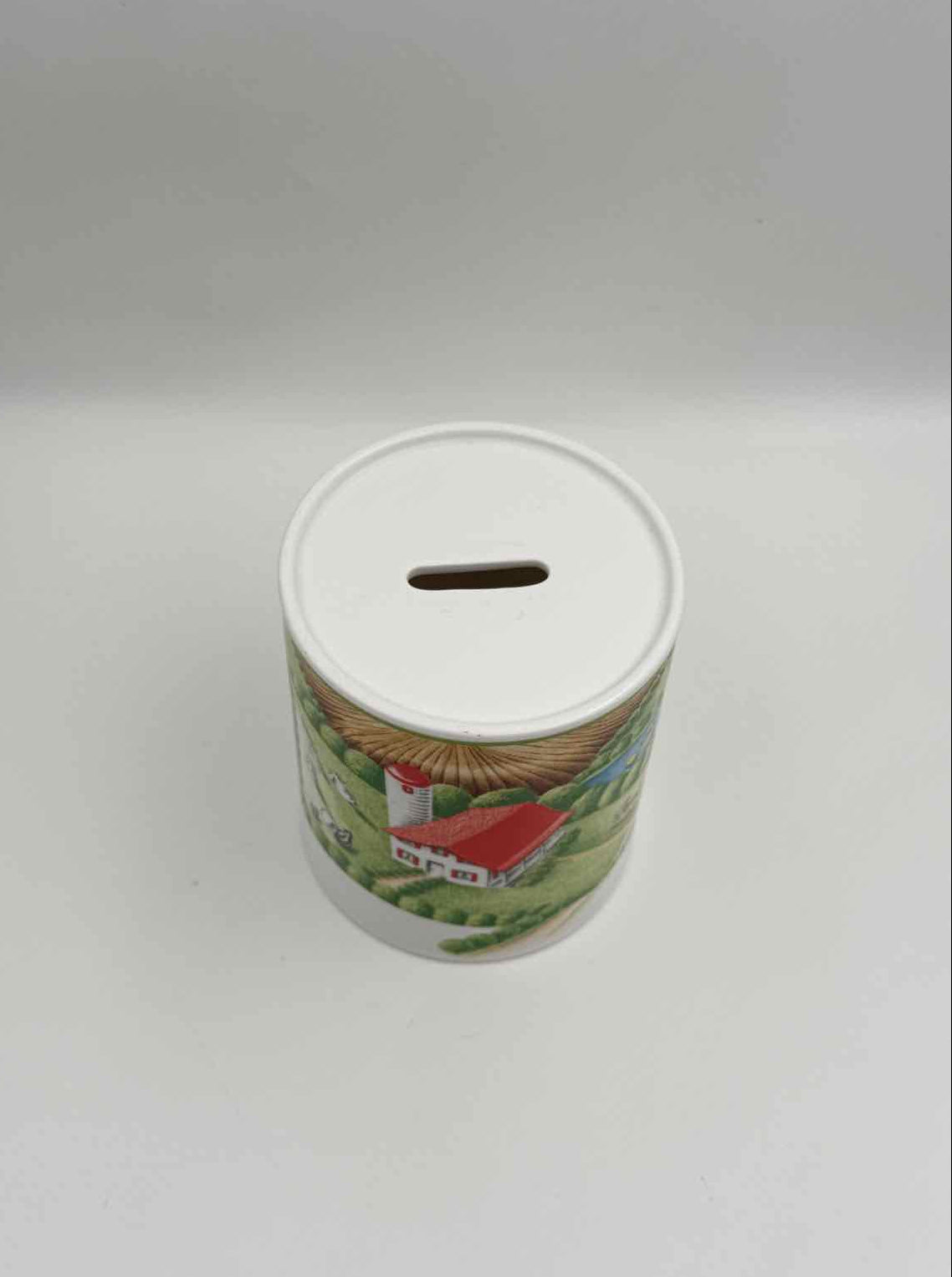 Tiffany Co 2000 Tiffany Farm Bone China Piggy Bank Decor