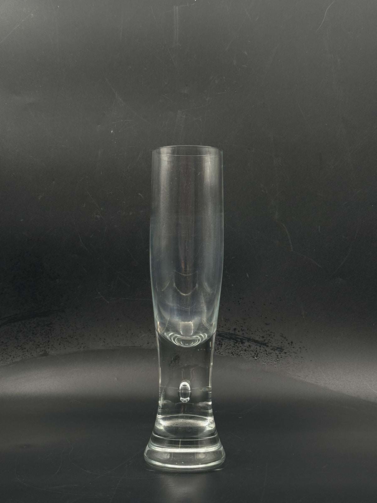 Clear Bubble Bud Vase