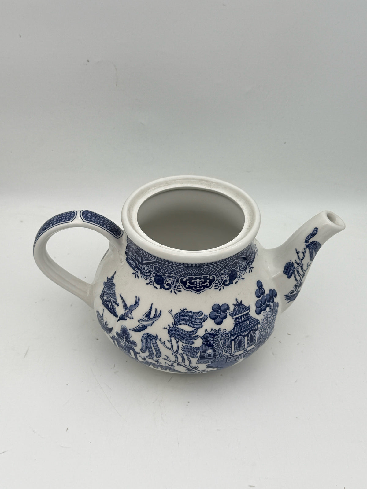 Blue Willow Teapot By Churchill