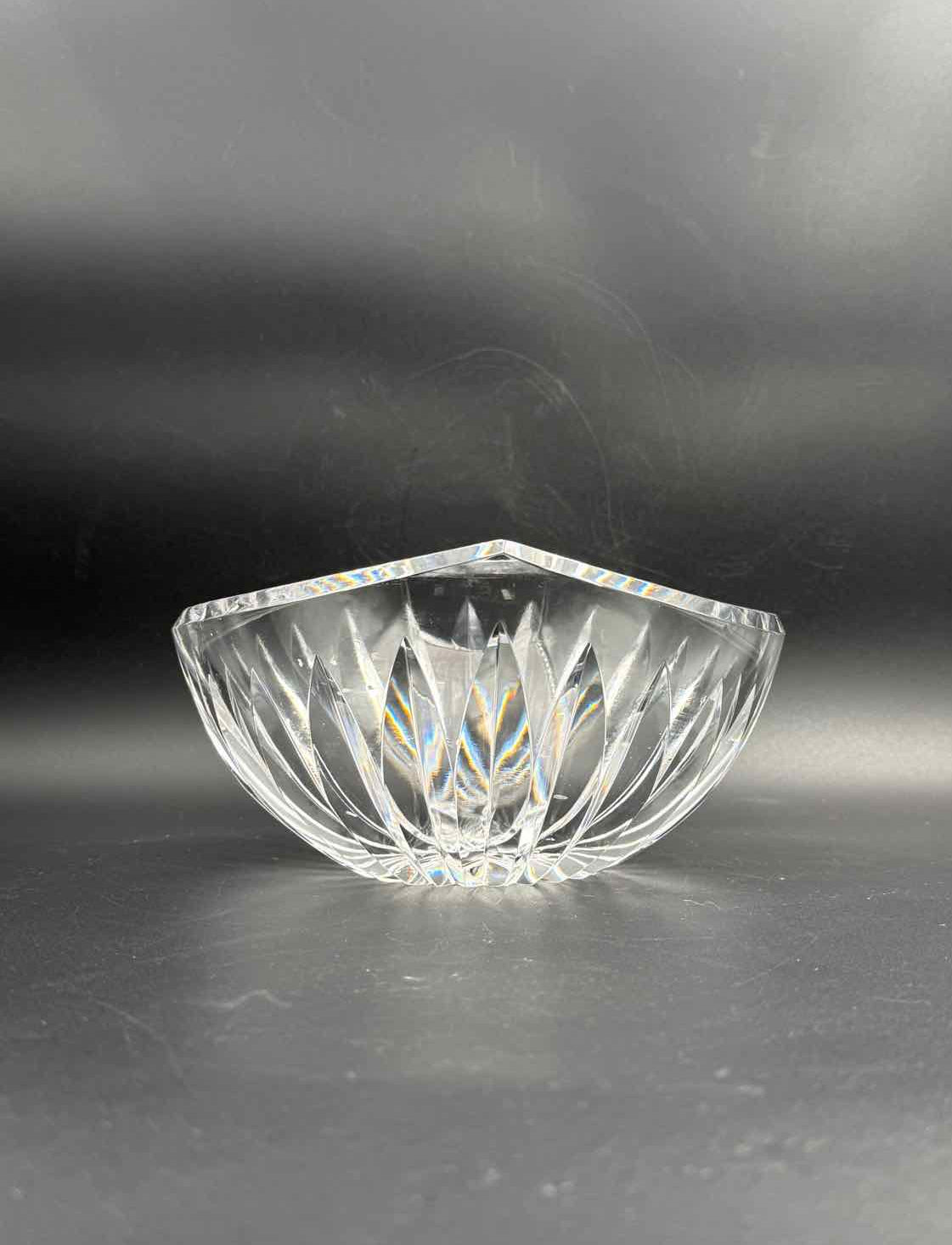 Vintage Waterford Crystal Decorative Bowl Cut Crystal Centerpiece