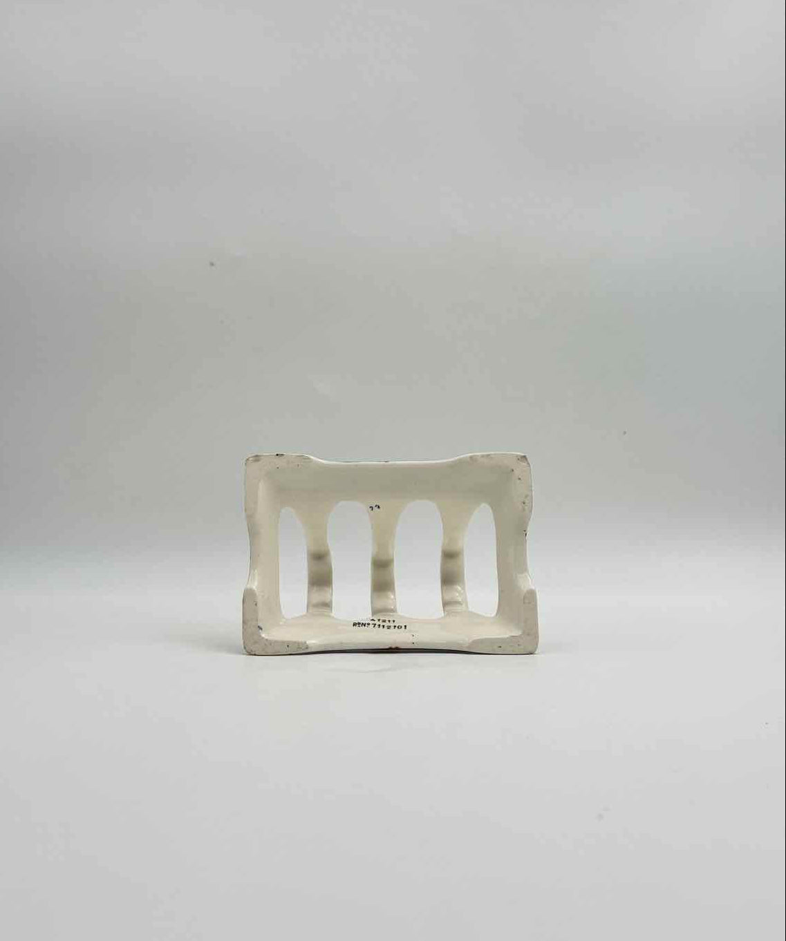 Antique Crown Ducal Orange Tree Toast Rack England Art Deco Decor