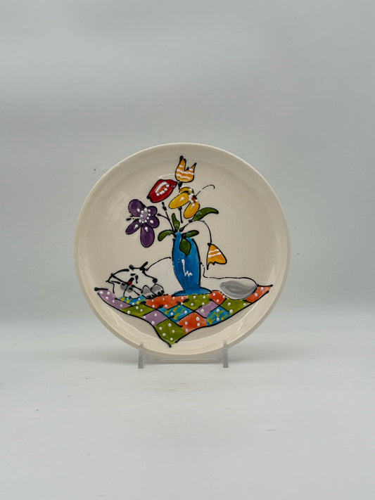 Debby Carman "Still Cat With Life" Decorative Plate