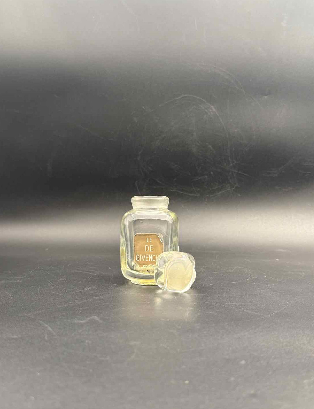 Vintage Givenchy Le De Glass Perfume Bottle French Design