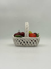 Italian Ceramic Fruit Basket
