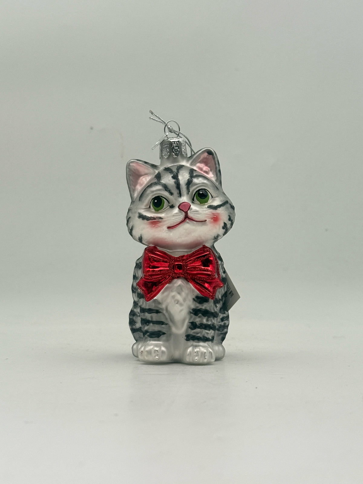 Kurt S. Adler Gray Tabby Cat Ornament