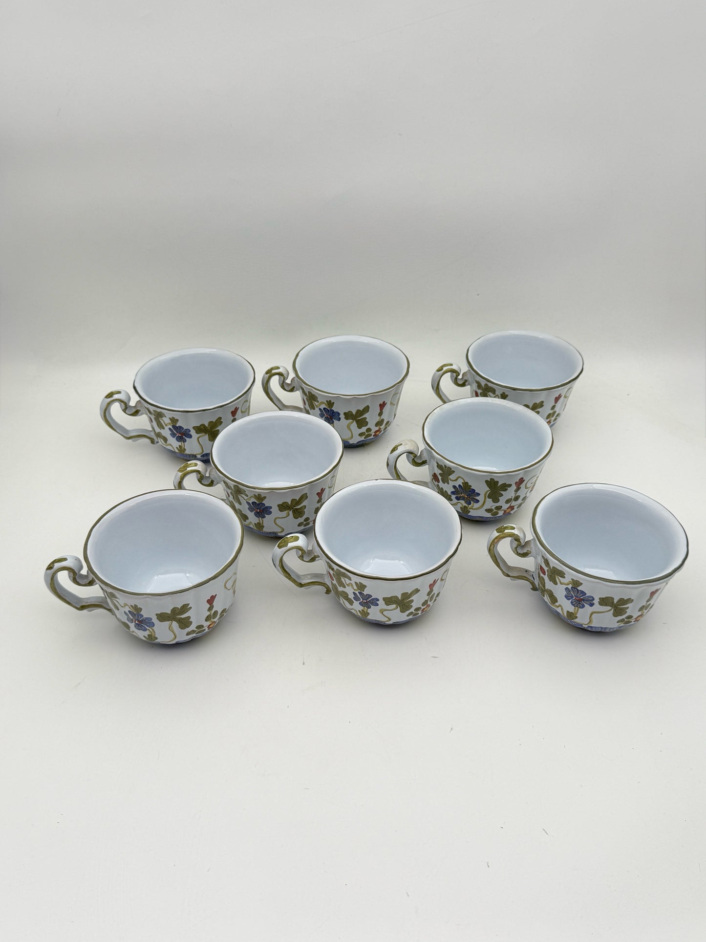 Sigma Blue Carnation 8 Person Dinnerware Set- 48 Pieces