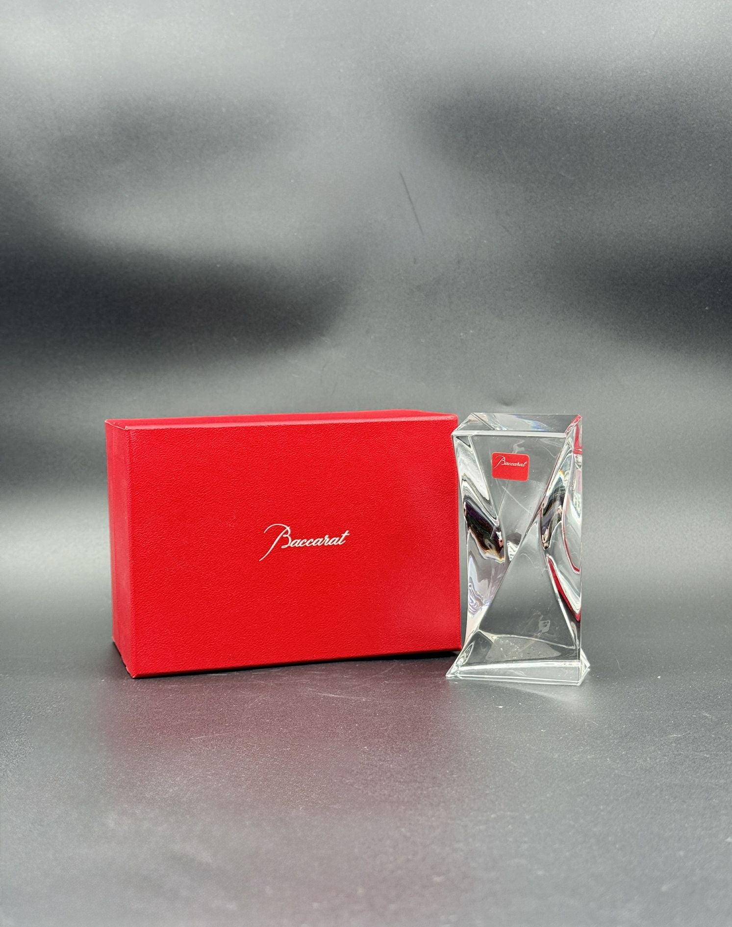 Baccarat Excellence Lead Crystal Paperweight Boxed Elegant Gift Decor