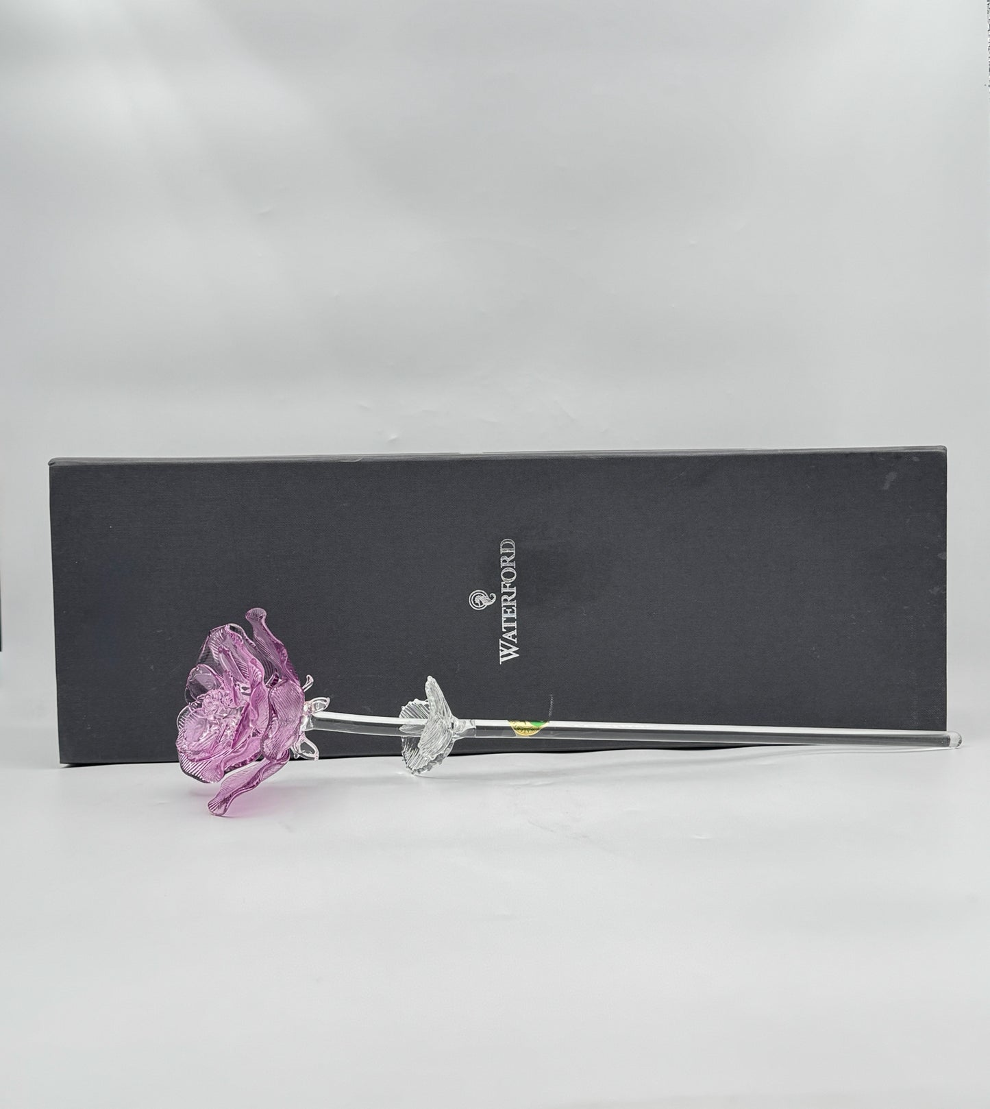 Waterford Crystal Purple Rose with Box