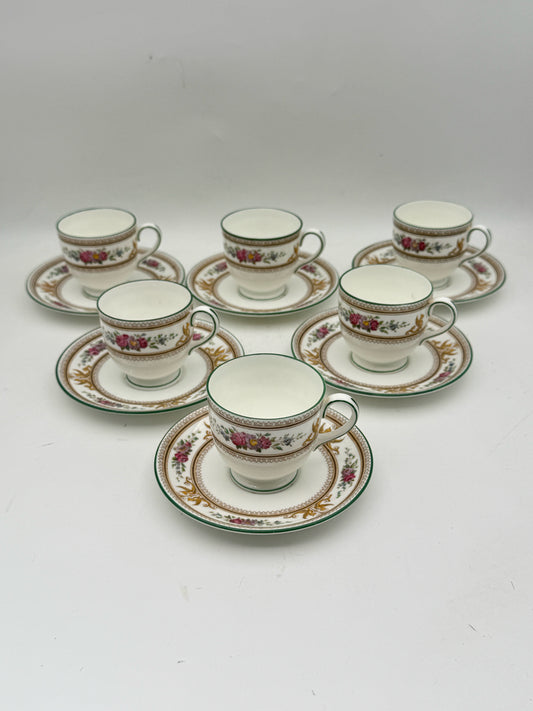 Vintage German Demitasse Teacups- Set Of 8