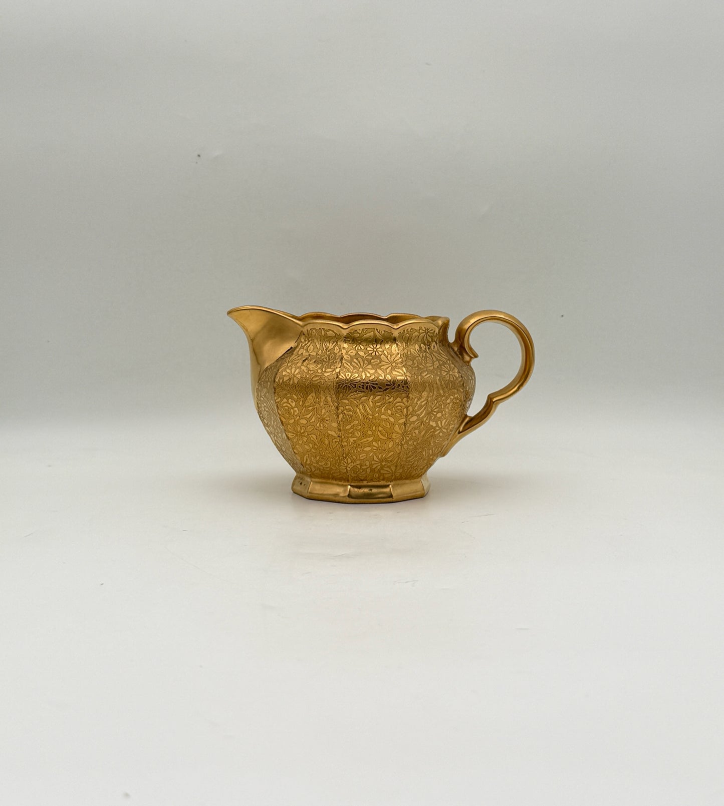 Bavarian Gold Creamer And Sugarbowl