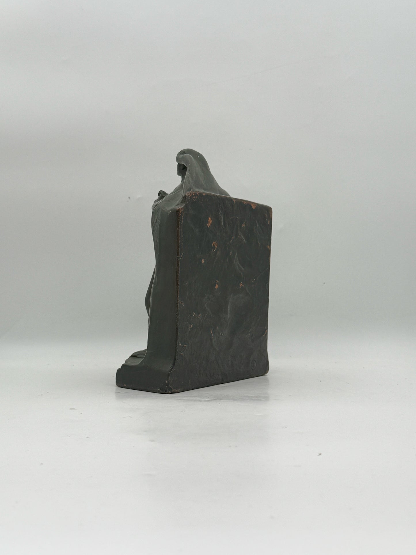 Art Deco Copper Clad "Knowledge" Book Ends