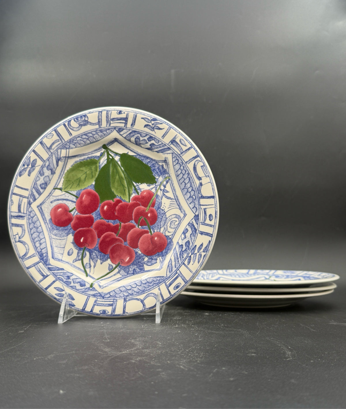Gien Dessert Plates- Set Of 4