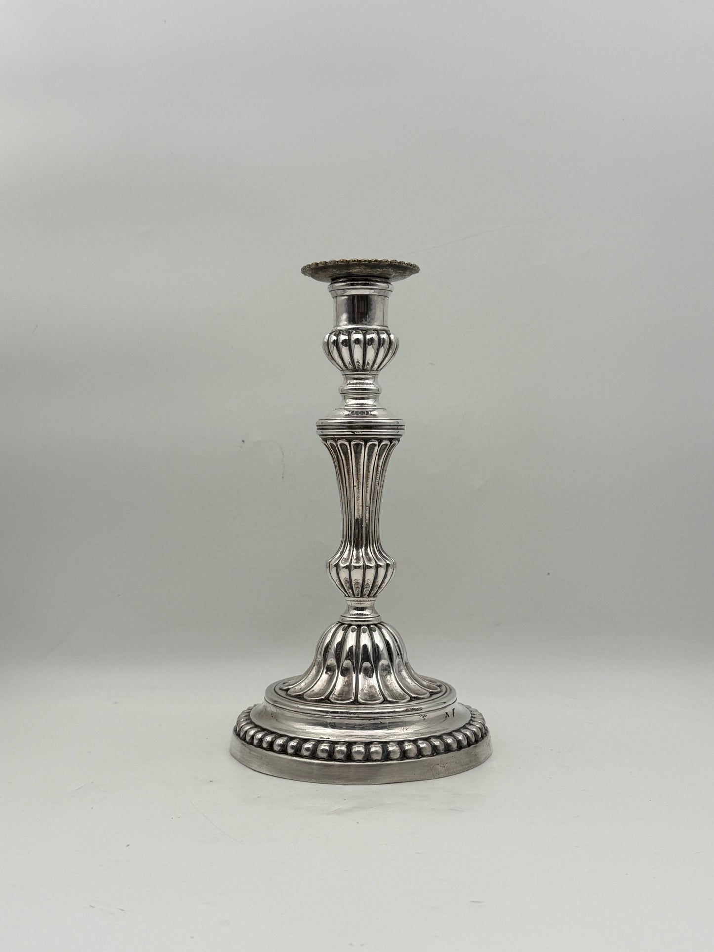 Pair Of Vintage Silverplate Candlesticks