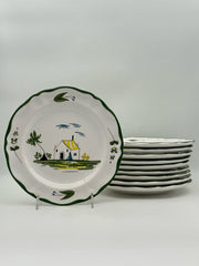 Varages Cabanon Plates- Set Of 10
