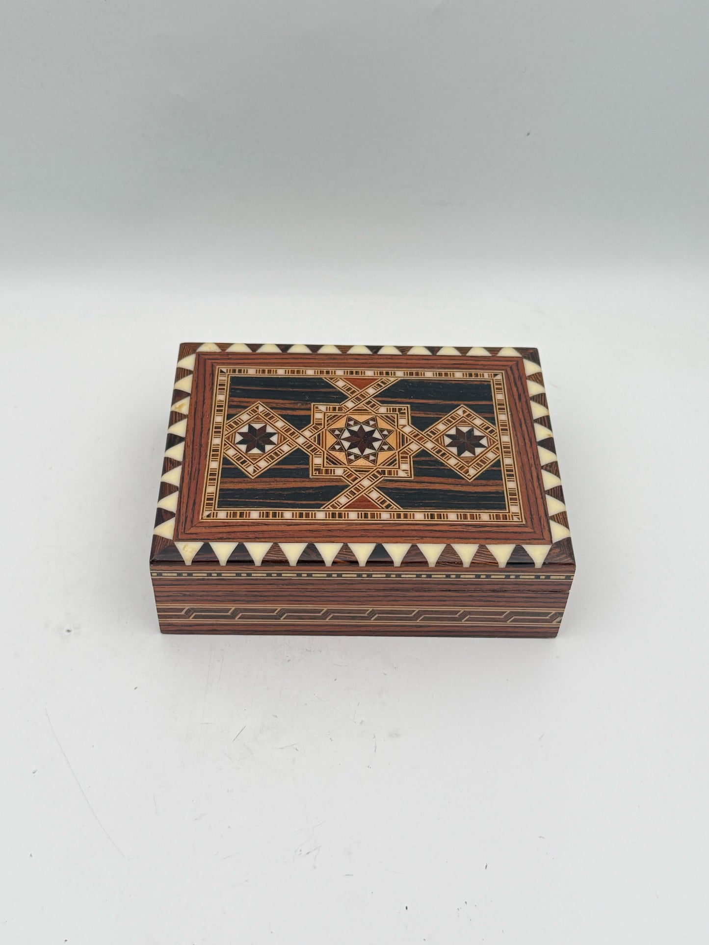 Vintage Wood Inlay Box