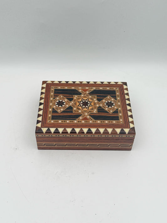 Vintage Wood Inlay Box