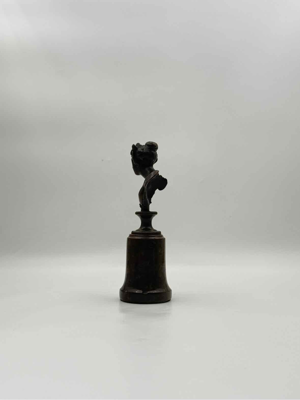 Continental Bronze Of A 19th Century Woman
