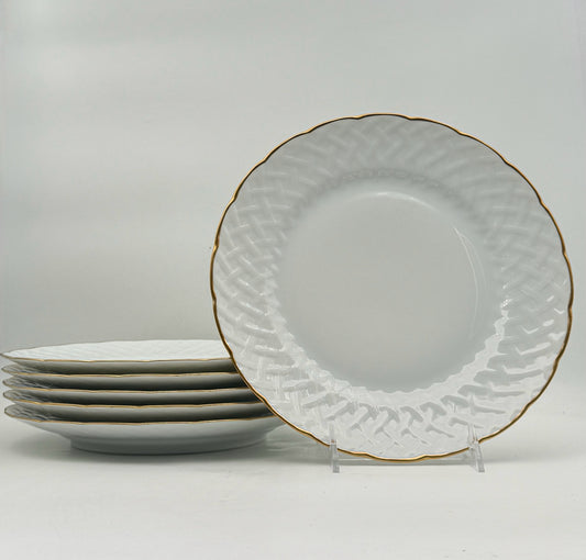 Bernardaud Baudelaire Dinner Plates- Set Of 6