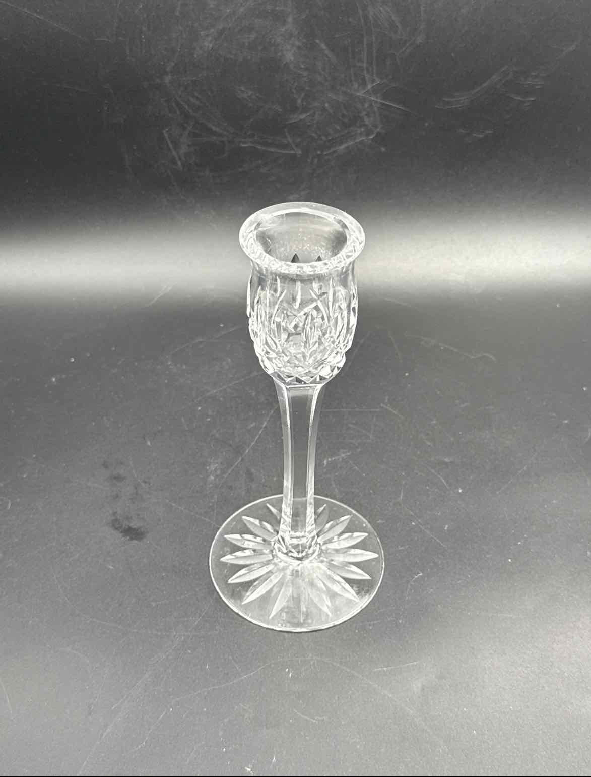 Waterford Crystal Candlesticks Pair Cut Crystal Candle Holders Decor