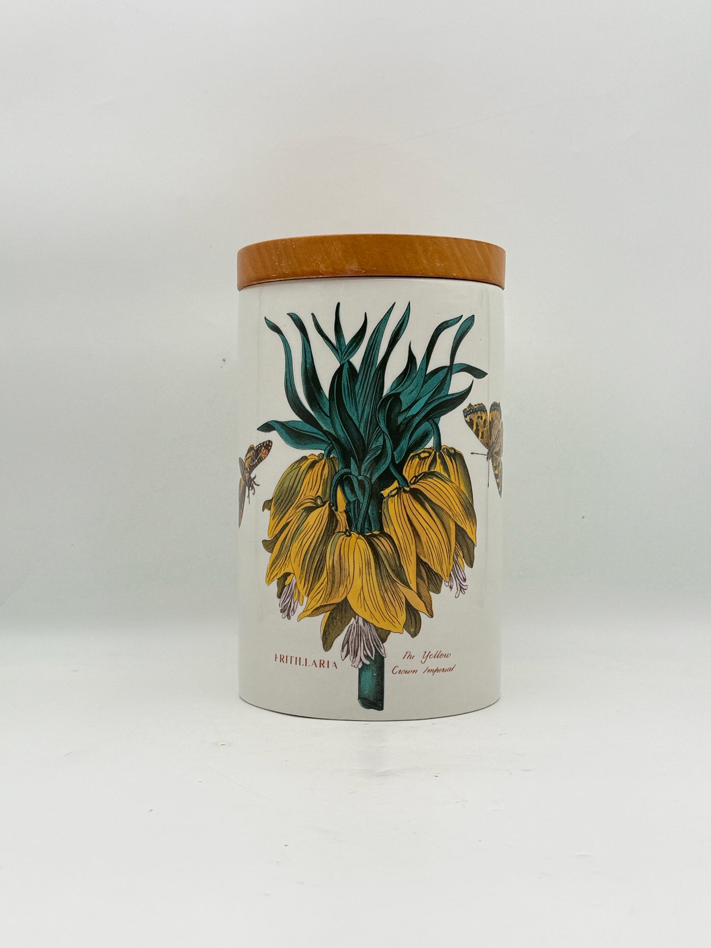 Set Of 3 Portmeirion Flower Canisters Made In England
