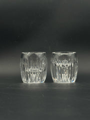 Pair Of Waterford Lismore Votive Holders