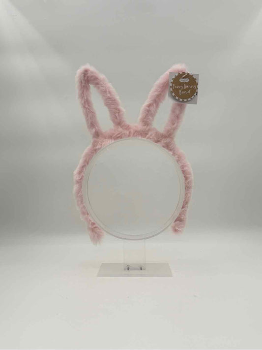 Mud Pie Fuzzy Bunny Headband – Pink Easter Accessory