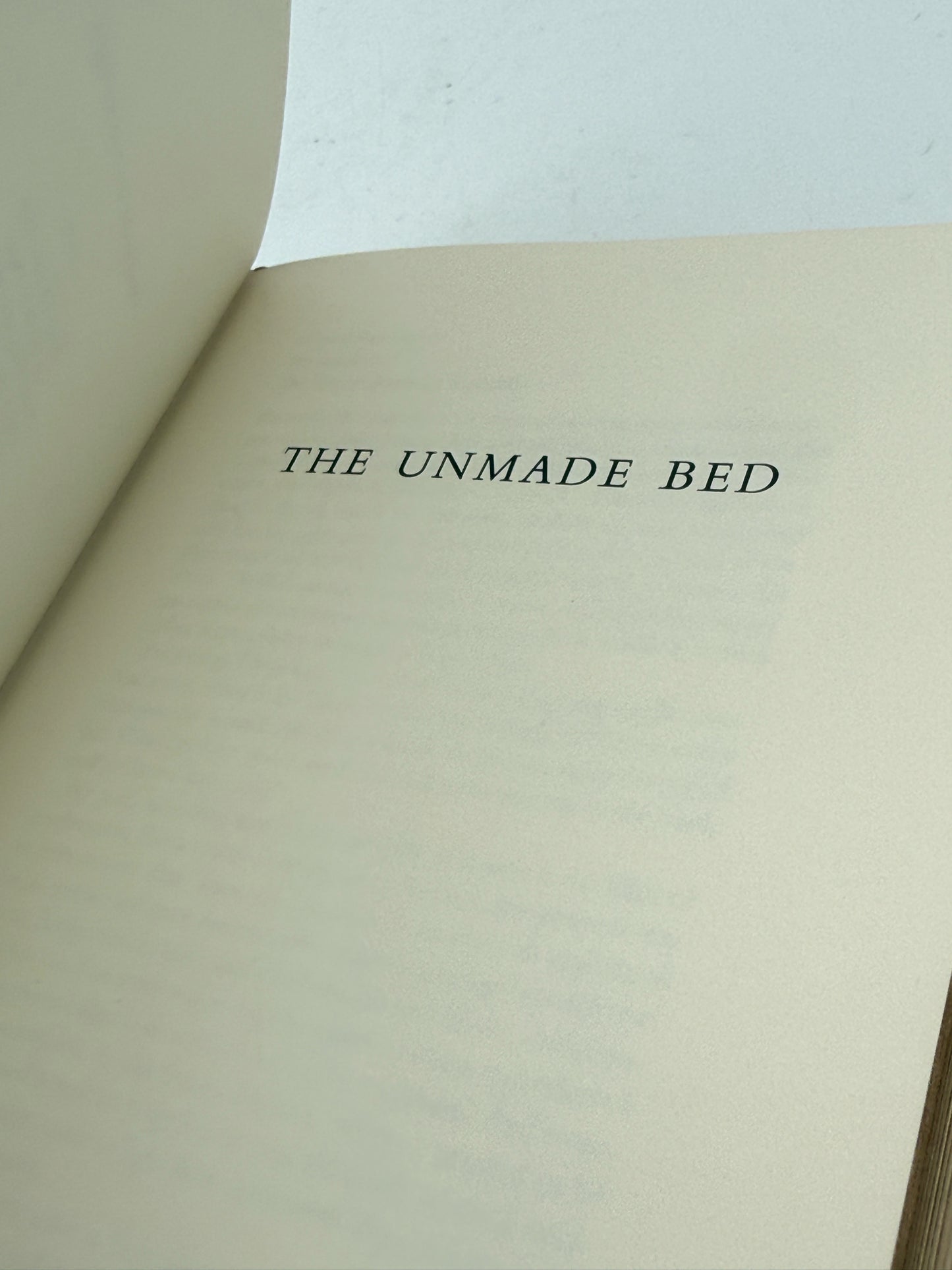 Francoise Sagan "The Unmade Bed Hardcover Book- Franklin Edition