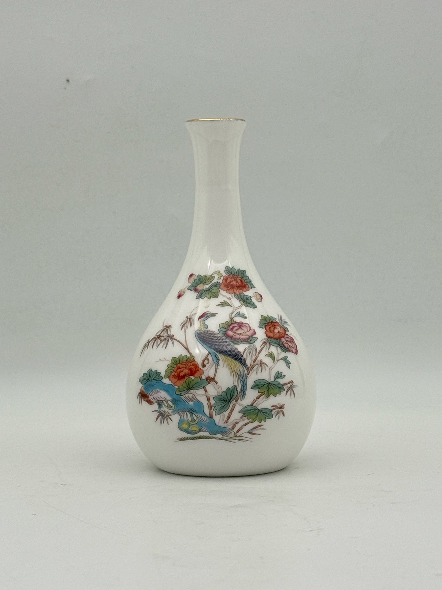 Wedgewood "Kutani Crane" Bud Vase Made In England