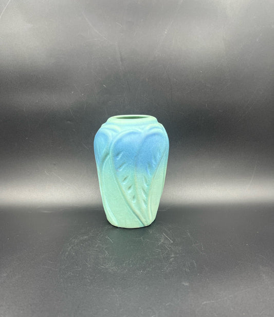 Van Briggle Art Pottery Vase – Matte Blue-Green, Colorado Springs