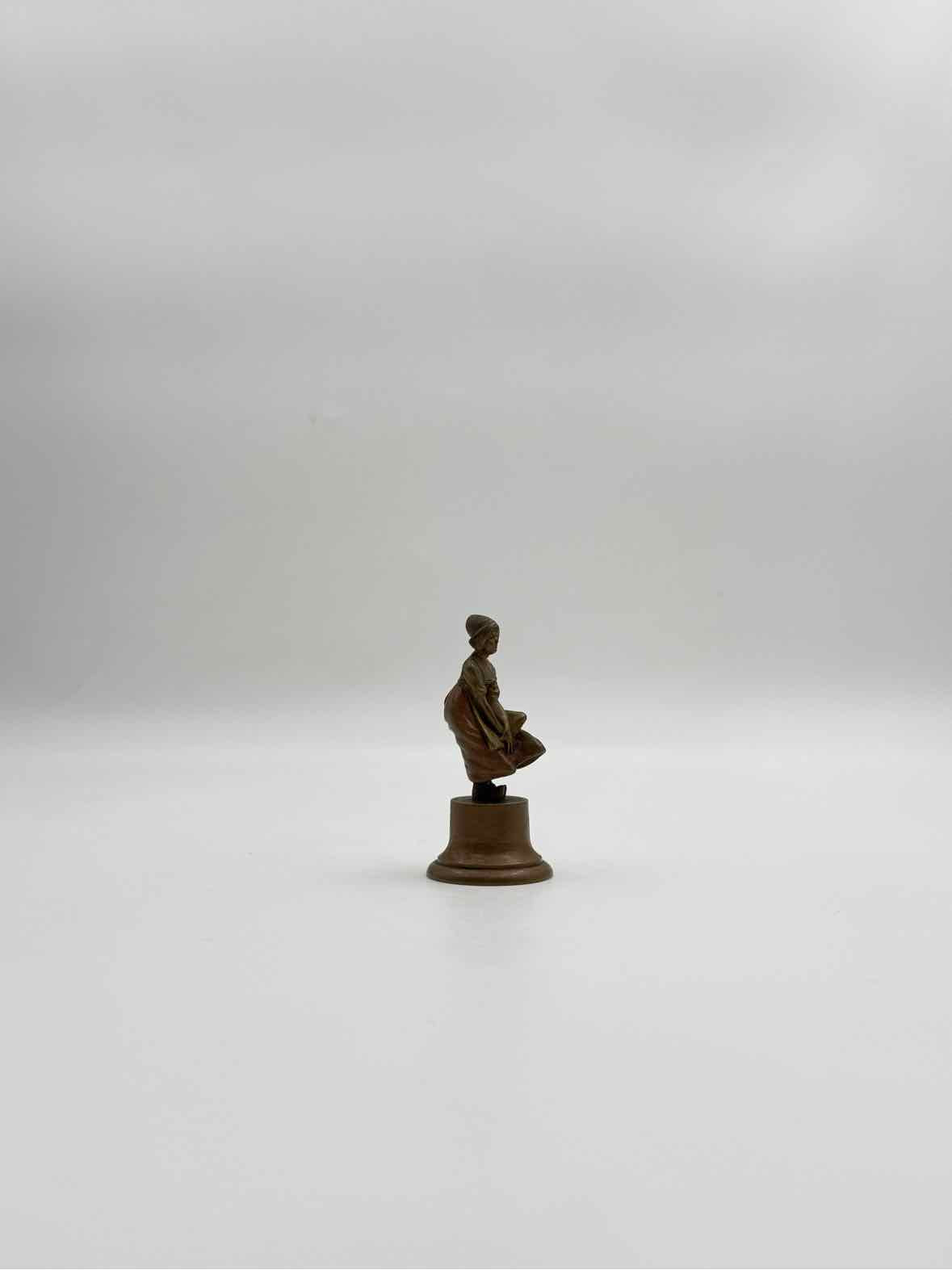 Franz Peleschka Inspired Dutch Girl Bronze Figurine