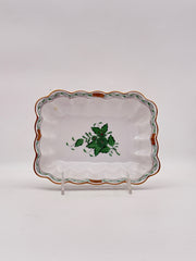 Herend Green Chinese Bouquet Serving Dish