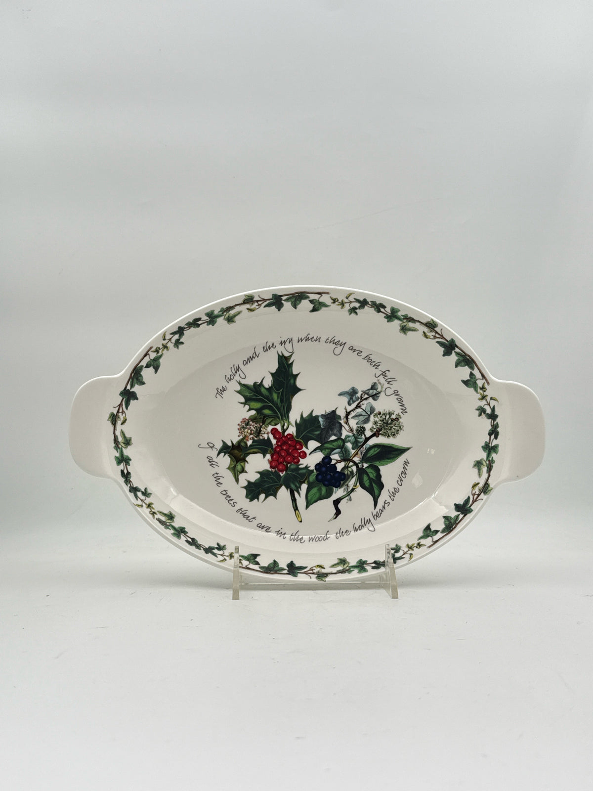 Portmeirion Fire And Ice Christmas Serving Dish