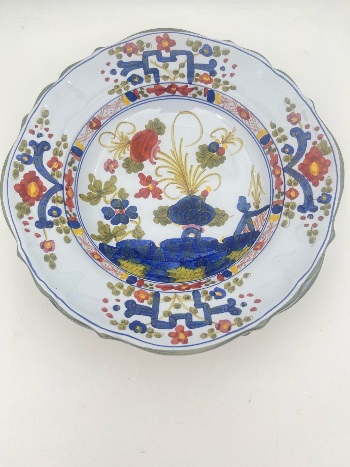 Garofano Carnation Rimmed Bowls