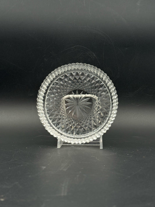 Cut Crystal Wine Coaster