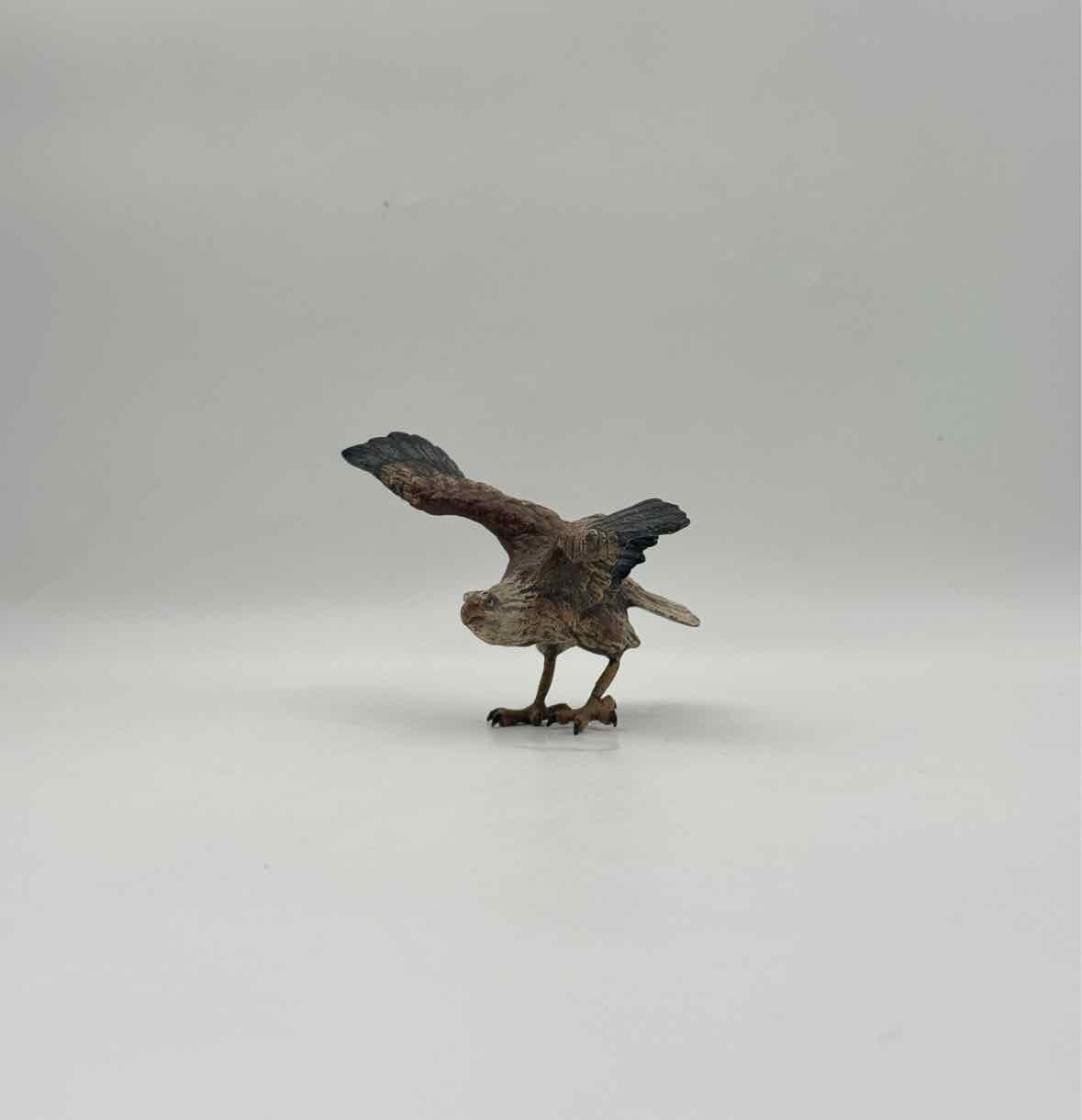 1900 Vienna Cold Painted Bronze Eagle Miniature Figurine